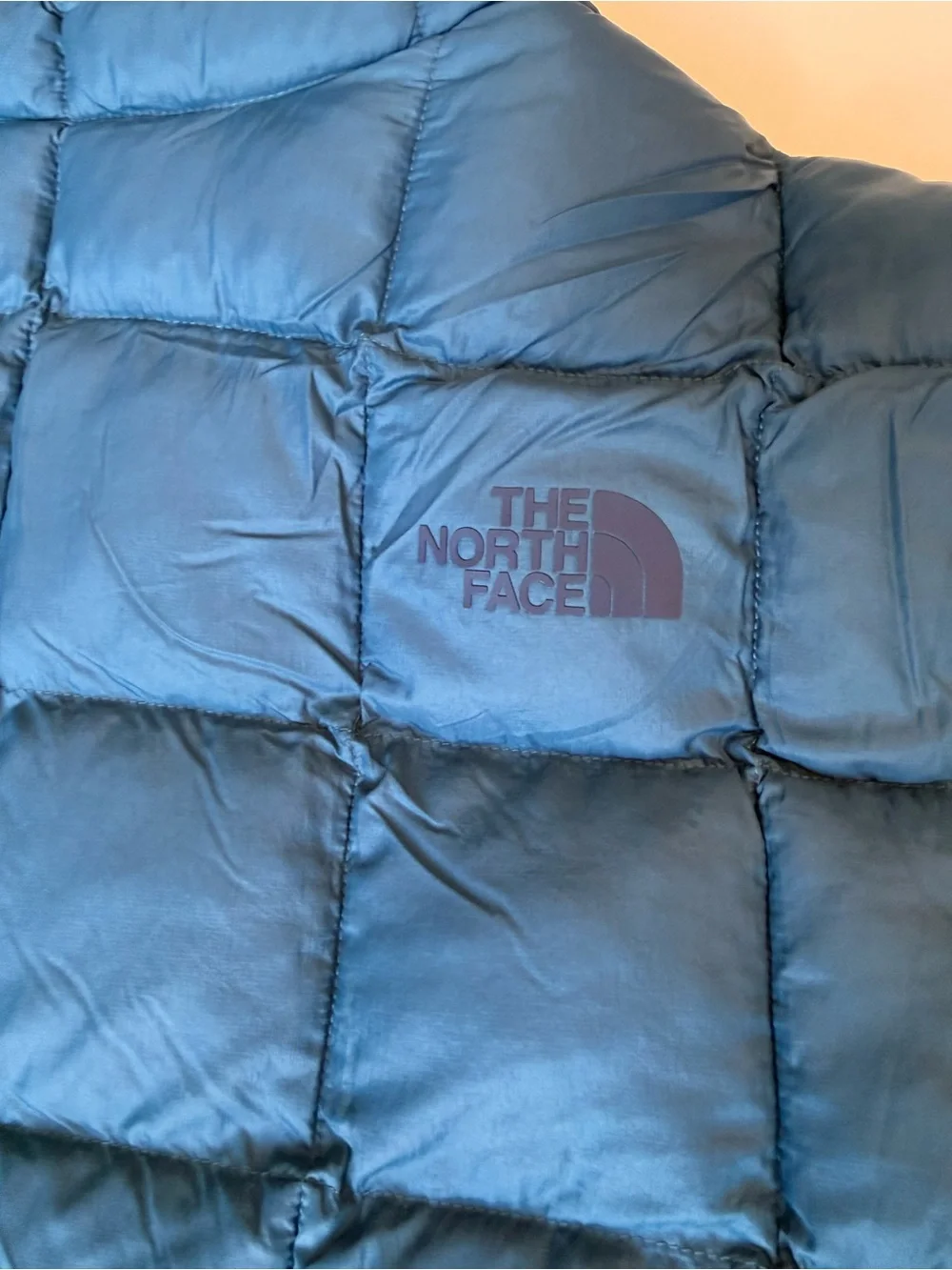 The North Face Men's XL ThermoBall Eco Puffer Jacket Blue Full Zip